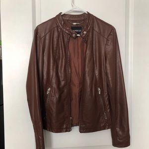 Faux Leather Jacket